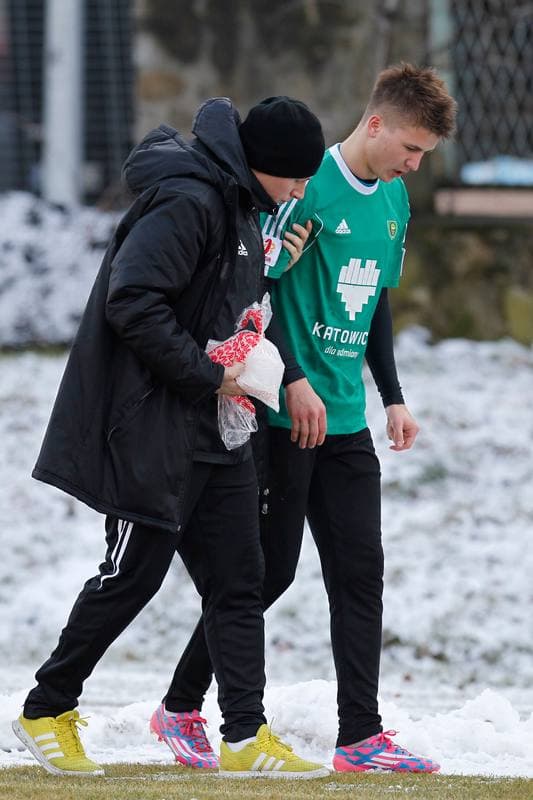 Football. Sparing. Gornik Zabrze - GKS Katowice. 05.02.2016