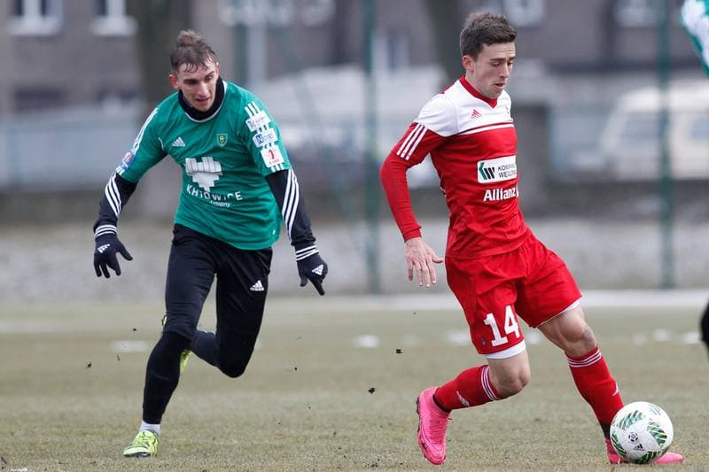 Football. Sparing. Gornik Zabrze - GKS Katowice. 05.02.2016