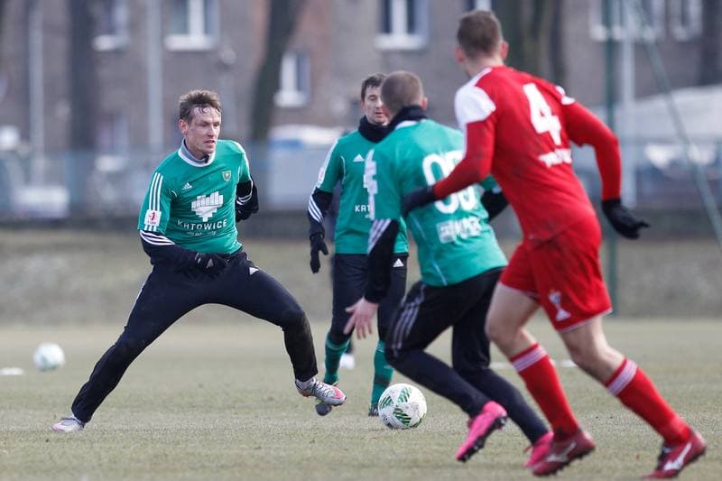 Football. Sparing. Gornik Zabrze - GKS Katowice. 05.02.2016