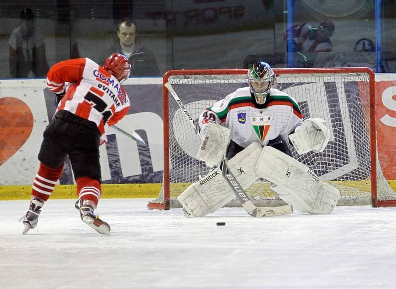 Ice Hockey. Polish Hockey League. GKS Tychy - Comarch Cracovia. 18.03.2016