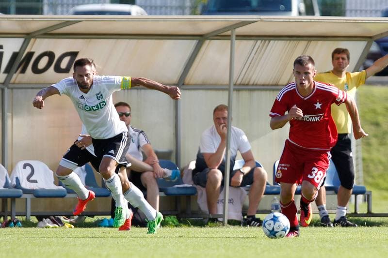 Football. Sparing. MFK Karvina - Wisla Krakow. 05.07.2016