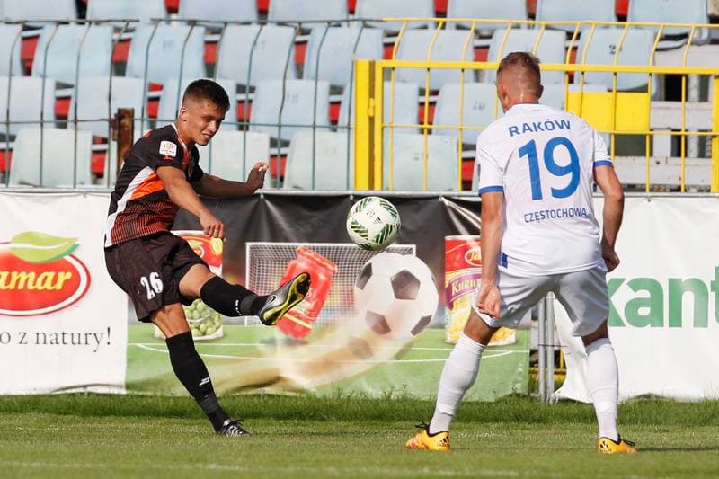 Football. Polish Cup. Rakow Czestochowa - Chrobry Glogow. 23.07.2016