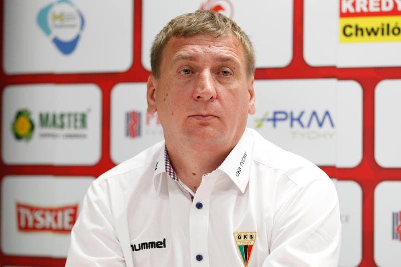 Football. GKS Tychy. Press Conference. 29.07.2016
