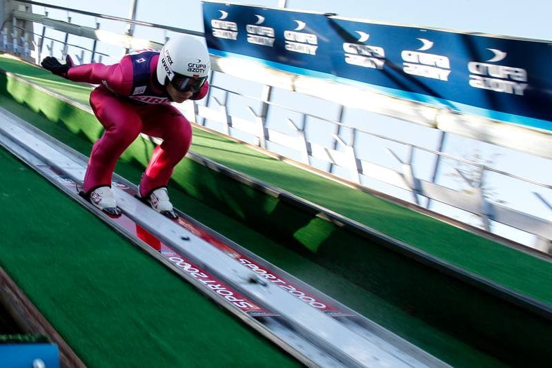 Ski Jumping. Poland national team. Training. 01.09.2016