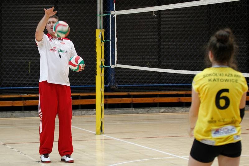 Volleyball. Katowice. Training. 22.10.2016