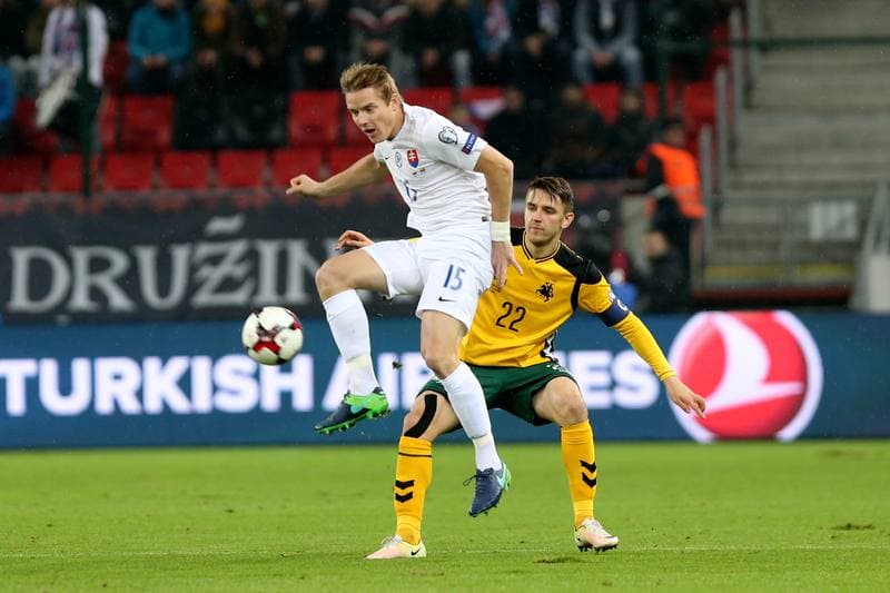 Football. World Cup Qualifiers. Slovakia - Lithuania. 11.11.2016