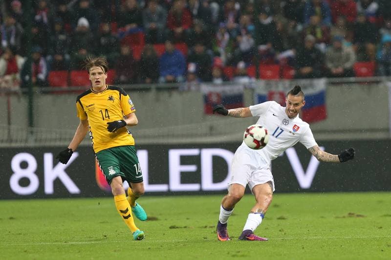 Football. World Cup Qualifiers. Slovakia - Lithuania. 11.11.2016