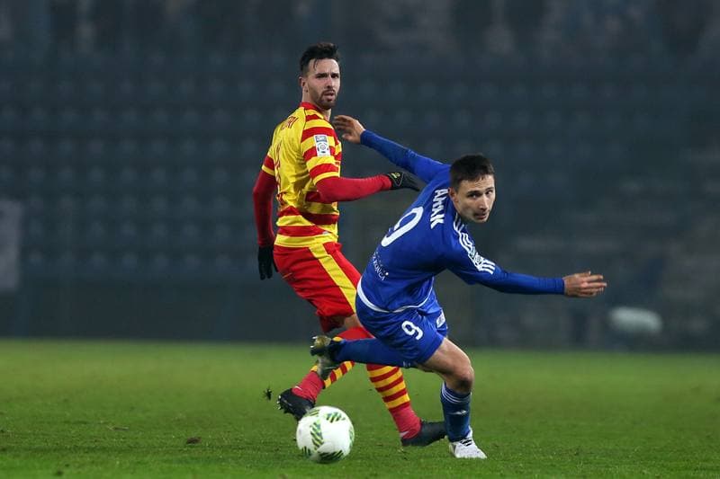 Football. Lotto Ekstraklasa. Ruch Chorzow - Jagiellonia Bialystok. 26.11.2016