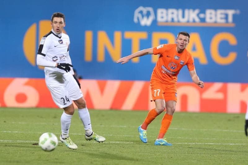 Football. Lotto Ekstraklasa. Bruk-Bet Termalica Nieciecza - Zaglebie Lubin. 02.12.2016