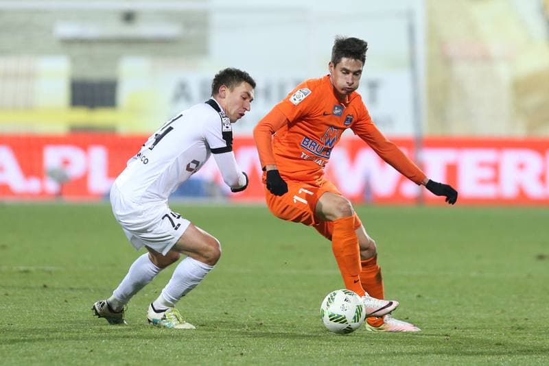 Football. Lotto Ekstraklasa. Bruk-Bet Termalica Nieciecza - Zaglebie Lubin. 02.12.2016