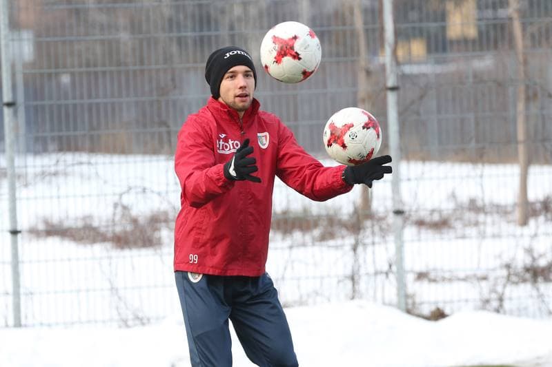 Football. Piast Gliwice. Training. 02.02.2017