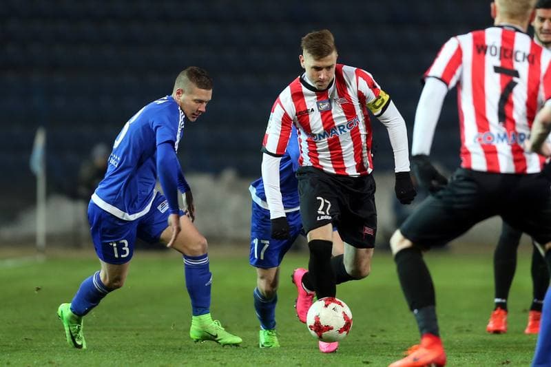 Football. Lotto Ekstraklasa. Ruch Chorzow - Cracovia Krakow. 10.02.2017