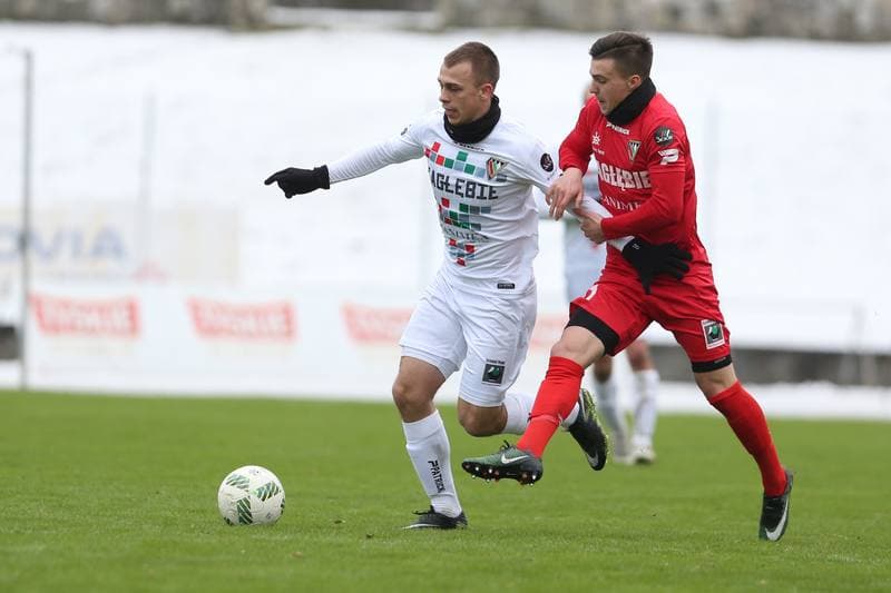 Football. Zaglebie Sosnowiec. Internal Game. 18.02.2017