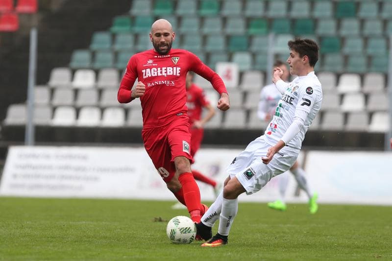 Football. Zaglebie Sosnowiec. Internal Game. 18.02.2017