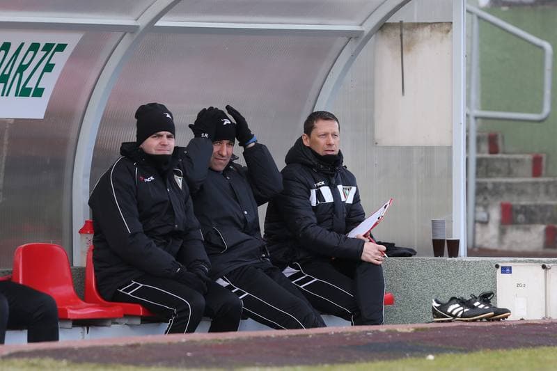 Football. Sparing. Zaglebie Sosnowiec - GKS Tychy. 25.02.2017