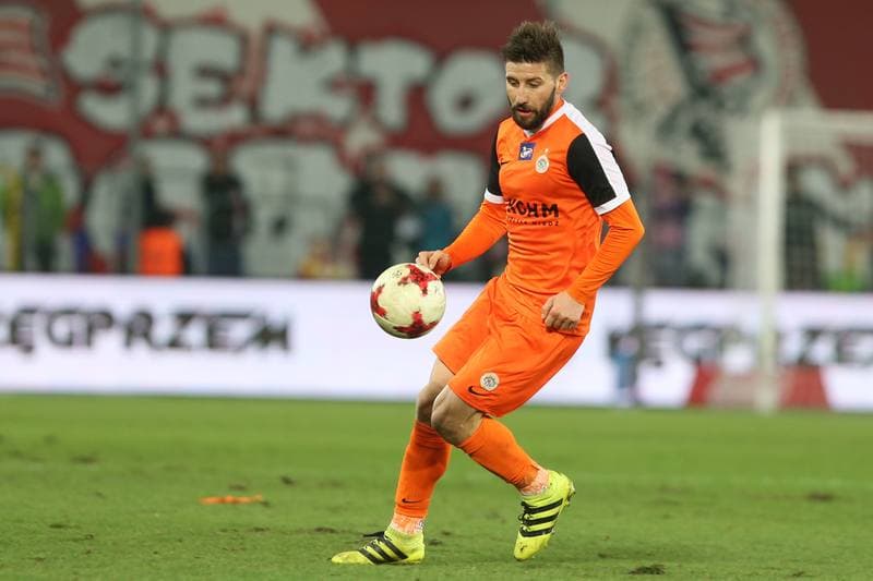Football. Lotto Ekstraklasa. Cracovia Krakow - Zaglebie Lubin. 13.03.2017