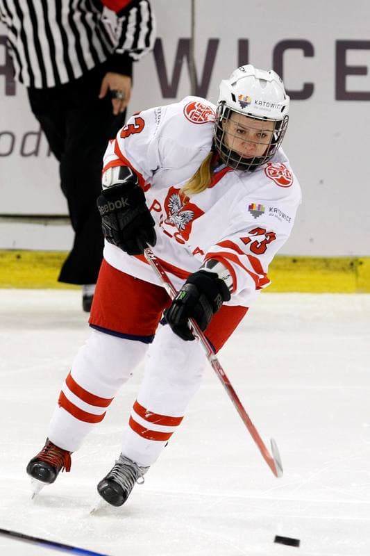 Ice Hockey. Women's World Championship. Poland - Italy. 11.04.2017