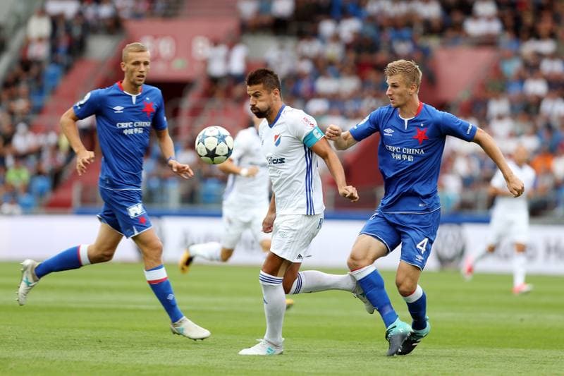 Football. HET Liga. Banik Ostrava - Slavia Prague. 06.08.2017