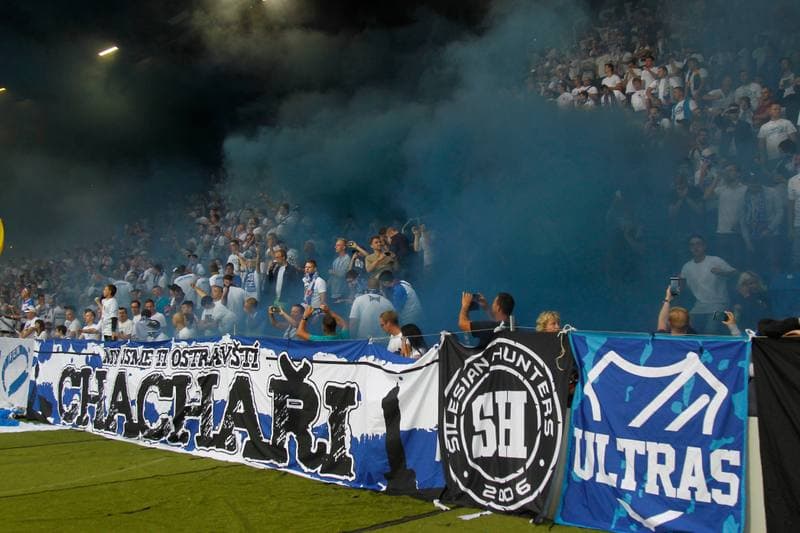 Football. HET Liga. Banik Ostrava - Slavia Prague. 06.08.2017