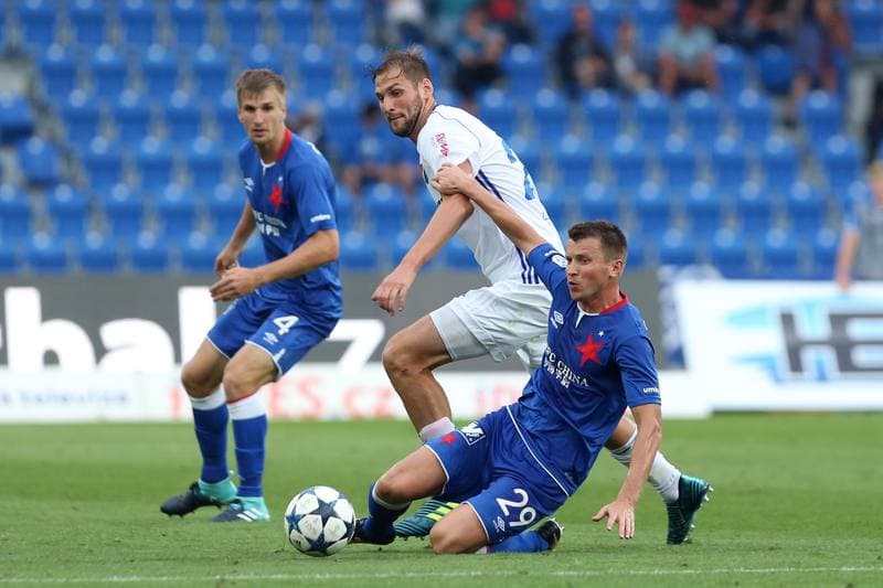 Football. HET Liga. Banik Ostrava - Slavia Prague. 06.08.2017