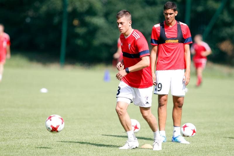 Football. Gornik Zabrze. Training. 11.08.2017