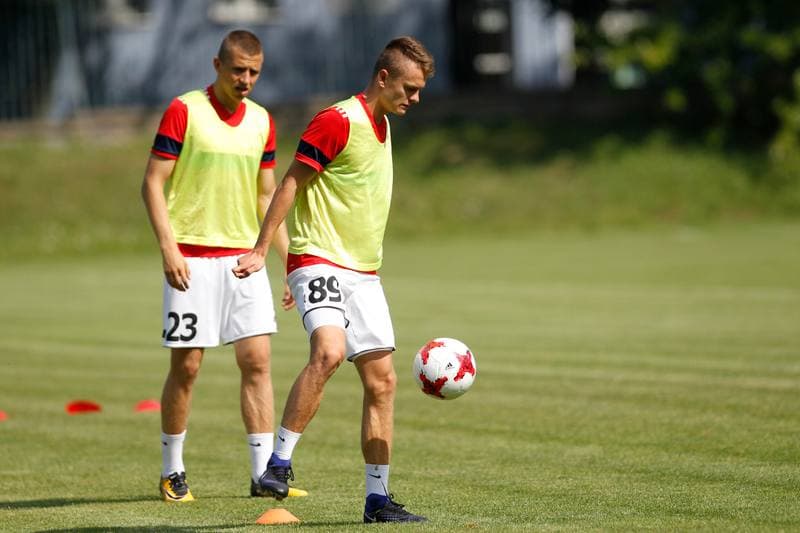 Football. Gornik Zabrze. Training. 11.08.2017