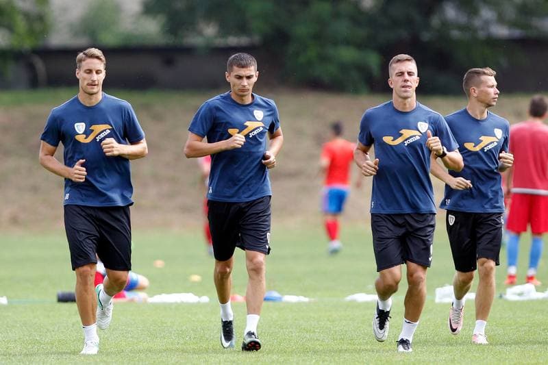 Football. Piast Gliwice. Training. 17.08.2017