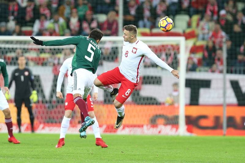 Football. International Friendly. Poland - Mexico. 13.11.2017