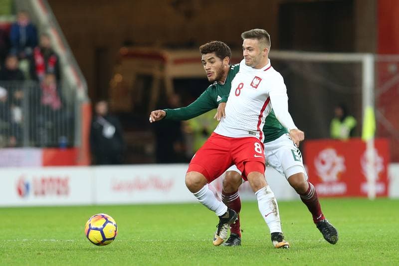 Football. International Friendly. Poland - Mexico. 13.11.2017