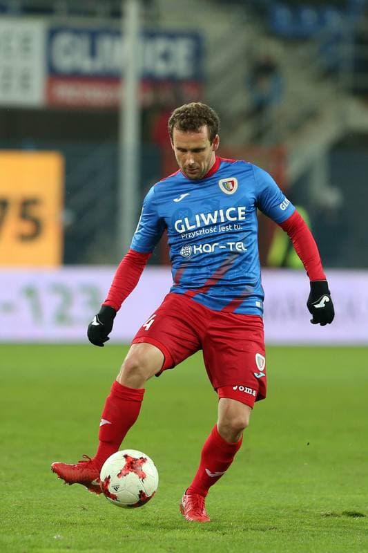 Football. Lotto Ekstraklasa. Piast Gliwice - Cracovia Krakow. 18.11.2017