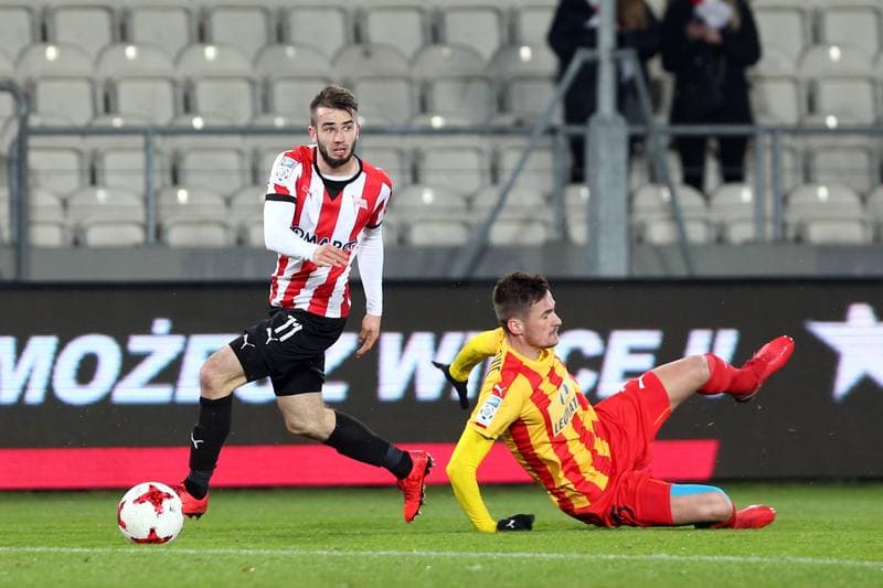 Football. Lotto Ekstraklasa. Cracovia Krakow - Korona Kielce. 04.12.2017