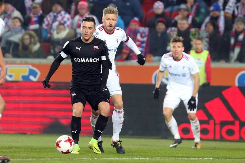 Football. Lotto Ekstraklasa. Gornik Zabrze - Cracovia Krakow. 18.12.2017