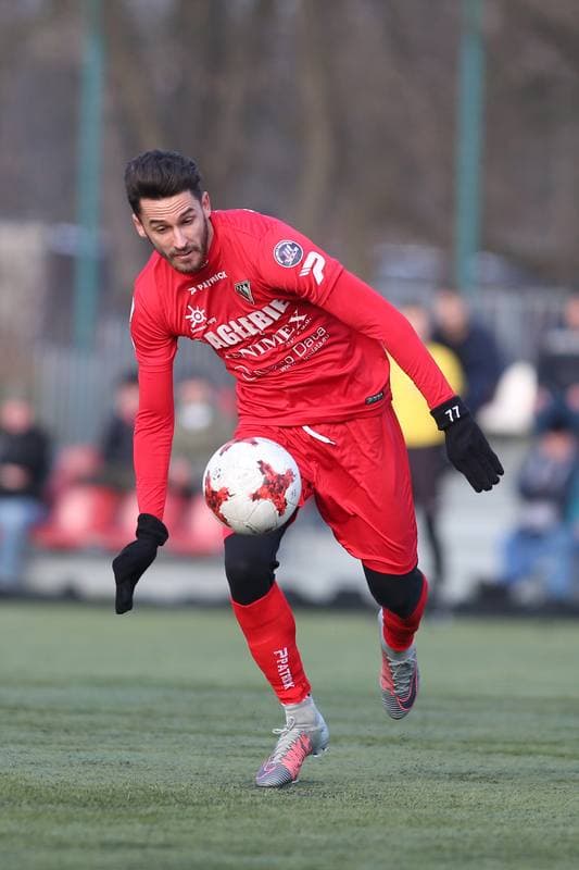 Football. Sparing. Zaglebie Sosnowiec - Cracovia Krakow. 17.01.2018