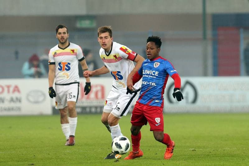 Football. Lotto Ekstraklasa. Piast Gliwice - Jagiellonia Bialystok. 12.02.2018
