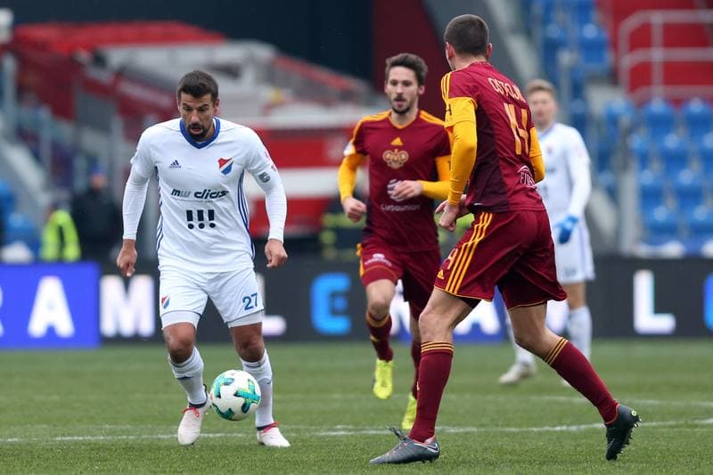 Football. HET Liga. Banik Ostrava - Dukla Praha. 17.03.2018