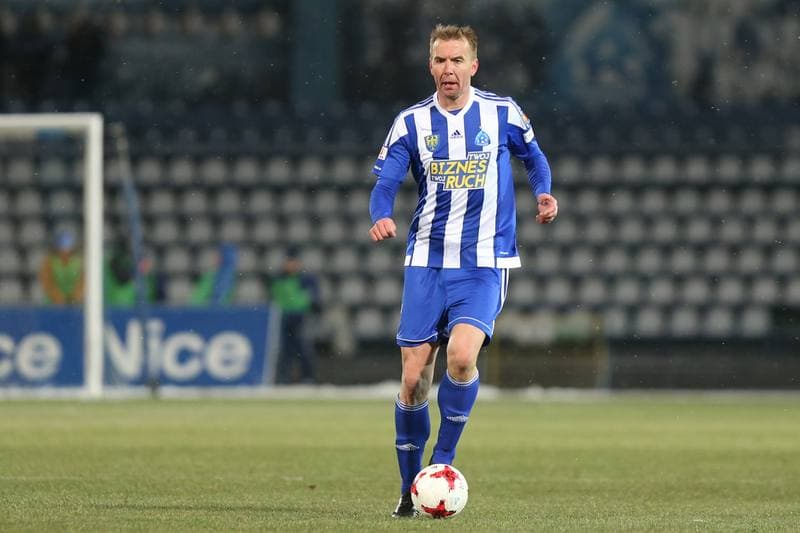 Football. Nice I Liga. Ruch Chorzow - Podbeskidzie Bielsko-Biala. 17.03.2018