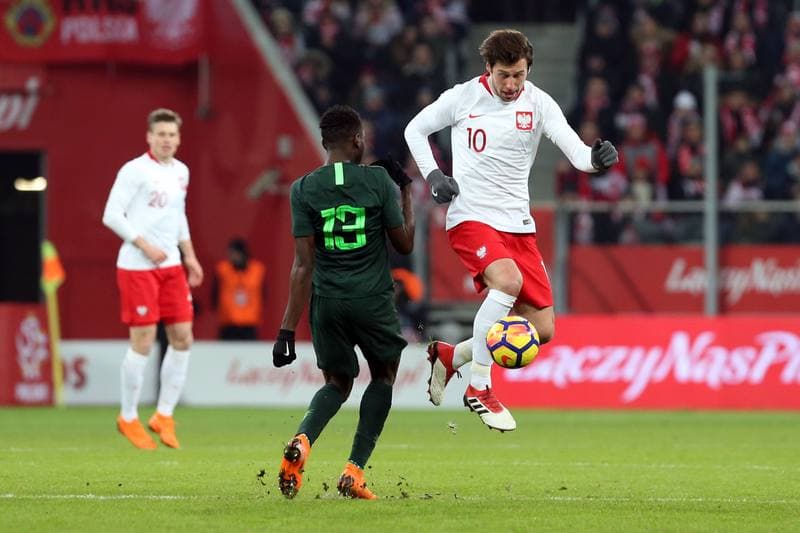 Football. International Friendly. Poland - Nigeria. 23.03.2018