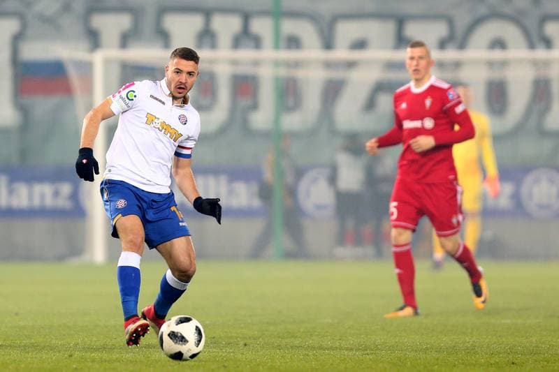 Football. Sparing. Gornik Zabrze - Hajduk Split. 24.03.2018