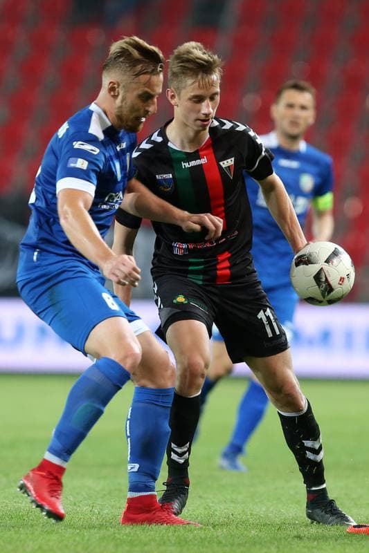 Football. Nice I Liga. GKS Tychy - Miedz Legnica. 04.05.2018