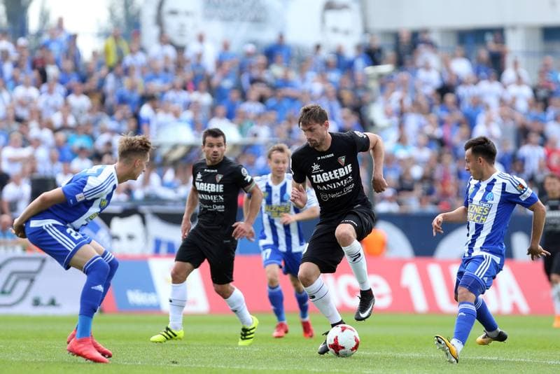 Football. Nice I Liga. Ruch Chorzow - Zaglebie Sosnowiec. 27.05.2018