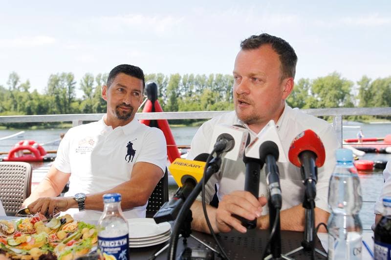 Football. Zaglebie Sosnowiec. Press Conference. 28.05.2018