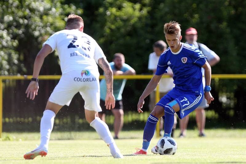 Football. Friendly Match. 1 FC Slovacko - Piast Gliwice. 04.07.2018