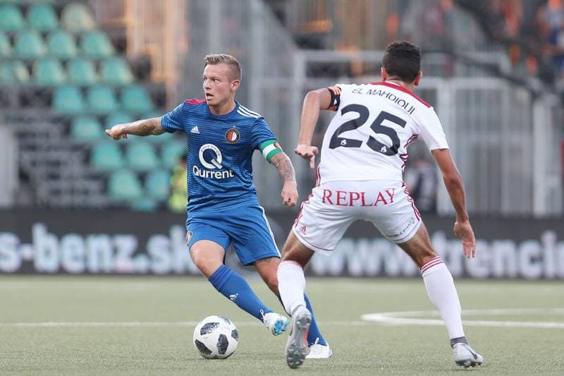Football. UEFA Europa League. AS Trencin - Feyenoord Rotterdam. 09.08.2018