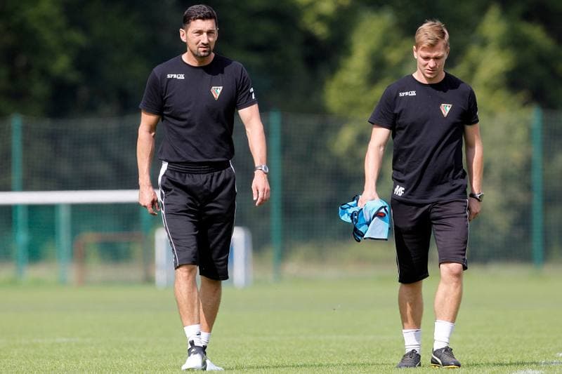 Football. Zaglebie Sosnowiec. Training. 06.09.2018