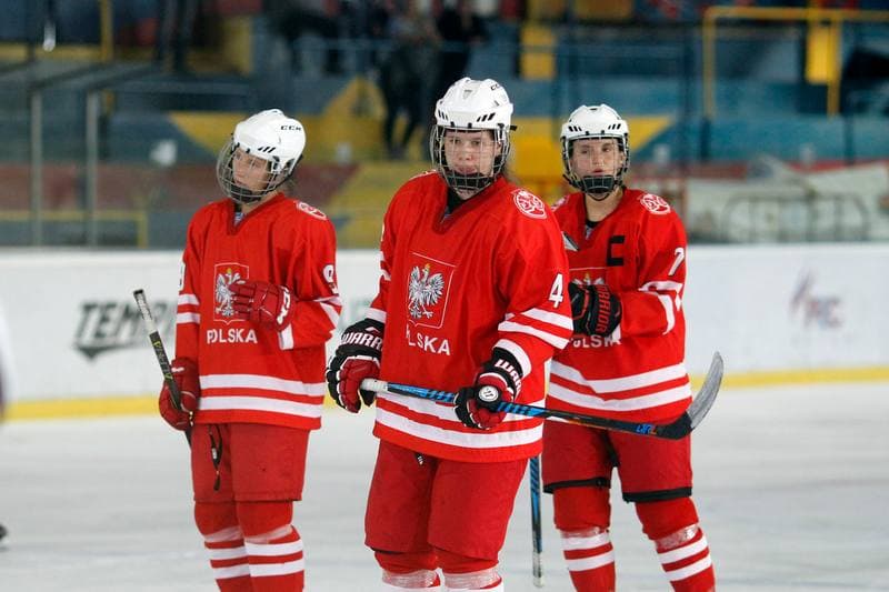 Ice Hockey. Slaska Liga Mlodzikow. Polonia Bytom - Reprezentacja Polski Kobiet. 06.09.2018