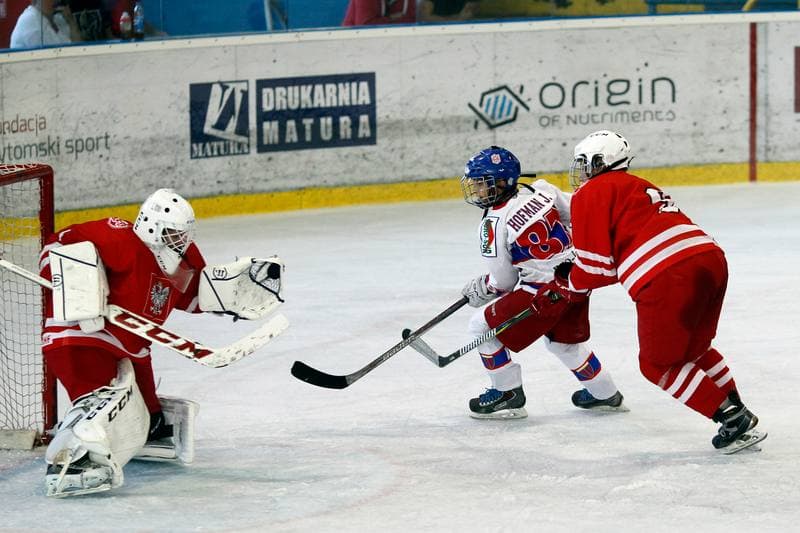 Ice Hockey. Slaska Liga Mlodzikow. Polonia Bytom - Reprezentacja Polski Kobiet. 06.09.2018