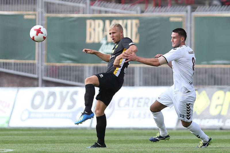 Football. Fortuna I Liga. GKS 1962 Jastrzebie - Garbarnia Krakow. 15.09.2018