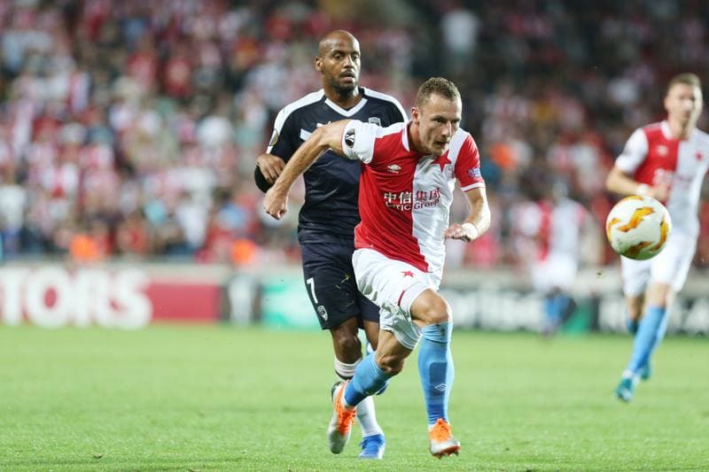 Football. UEFA Europa League. Slavia Prague - Girondins Bordeaux. 20.09.2018