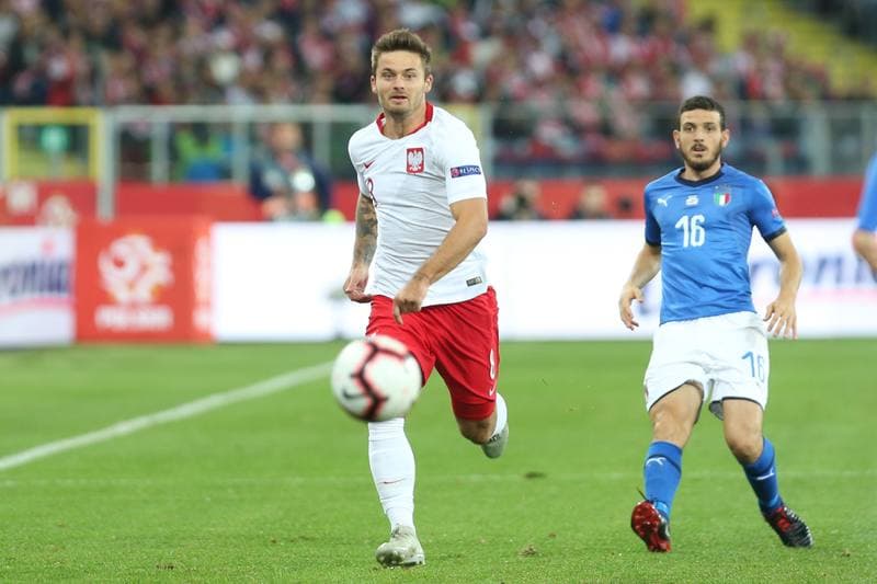 Football. UEFA Nations League. Poland - Italy. 14.10.2018