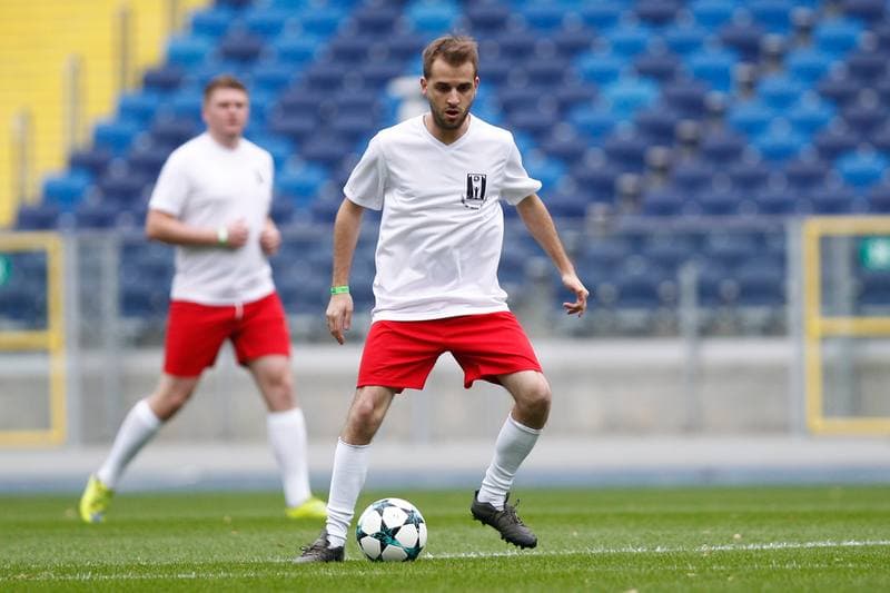 Football. Charity Match. Politicians - Journalists. 27.10.2018